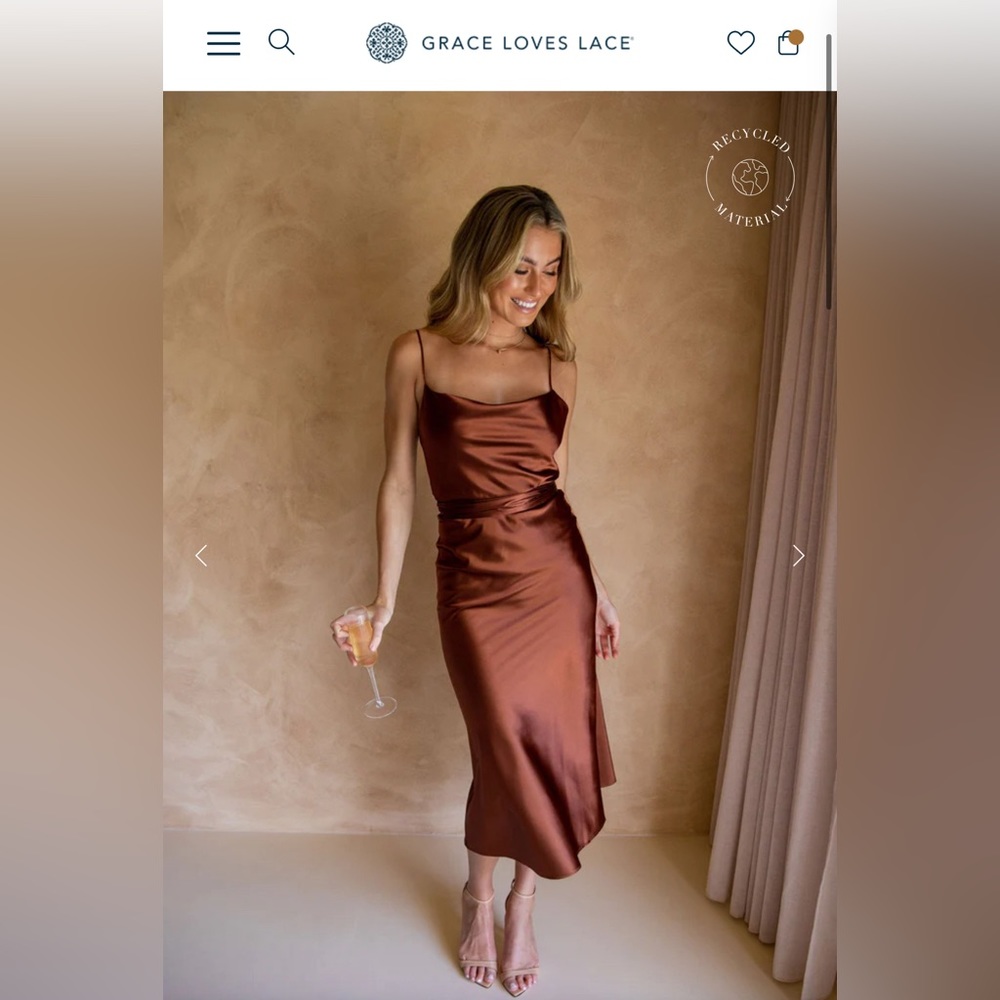 Grace Loves Lace Anya Copper Dress, Size XS
